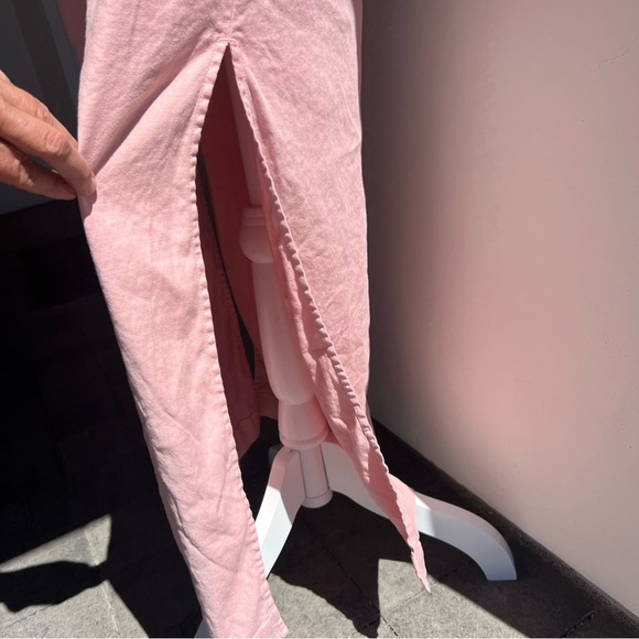 side slit midi skirt size Medium office workwear chic - Picture 6 of 7